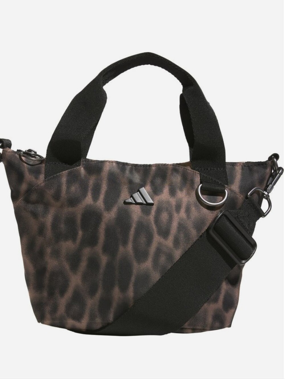 Adidas Premium Mini Tote Bag- Leopord Black/Earth Strata